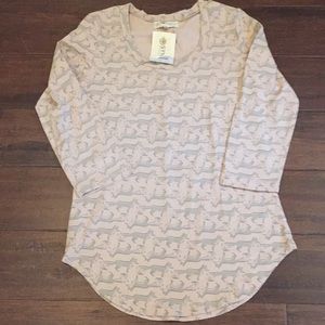 NWT Synergy 3/4 Sleeve Shirt